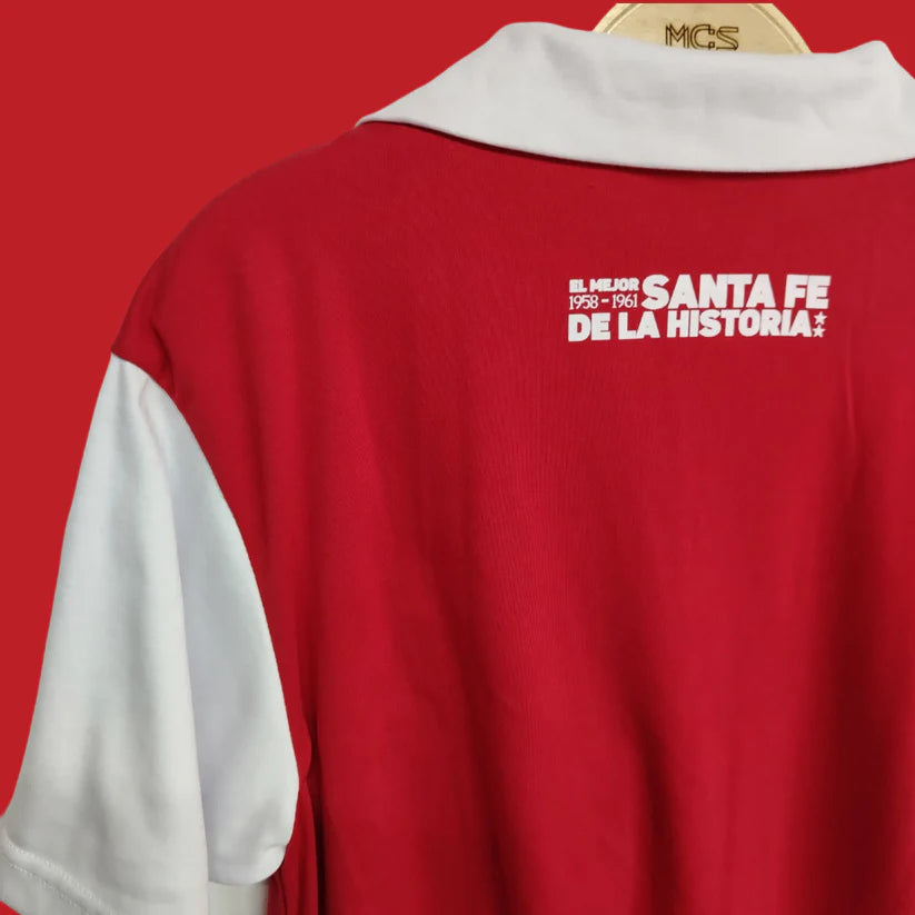 Camiseta Independiente Santa Fe 1958 "El Mejor Santa Fe De La Historia"